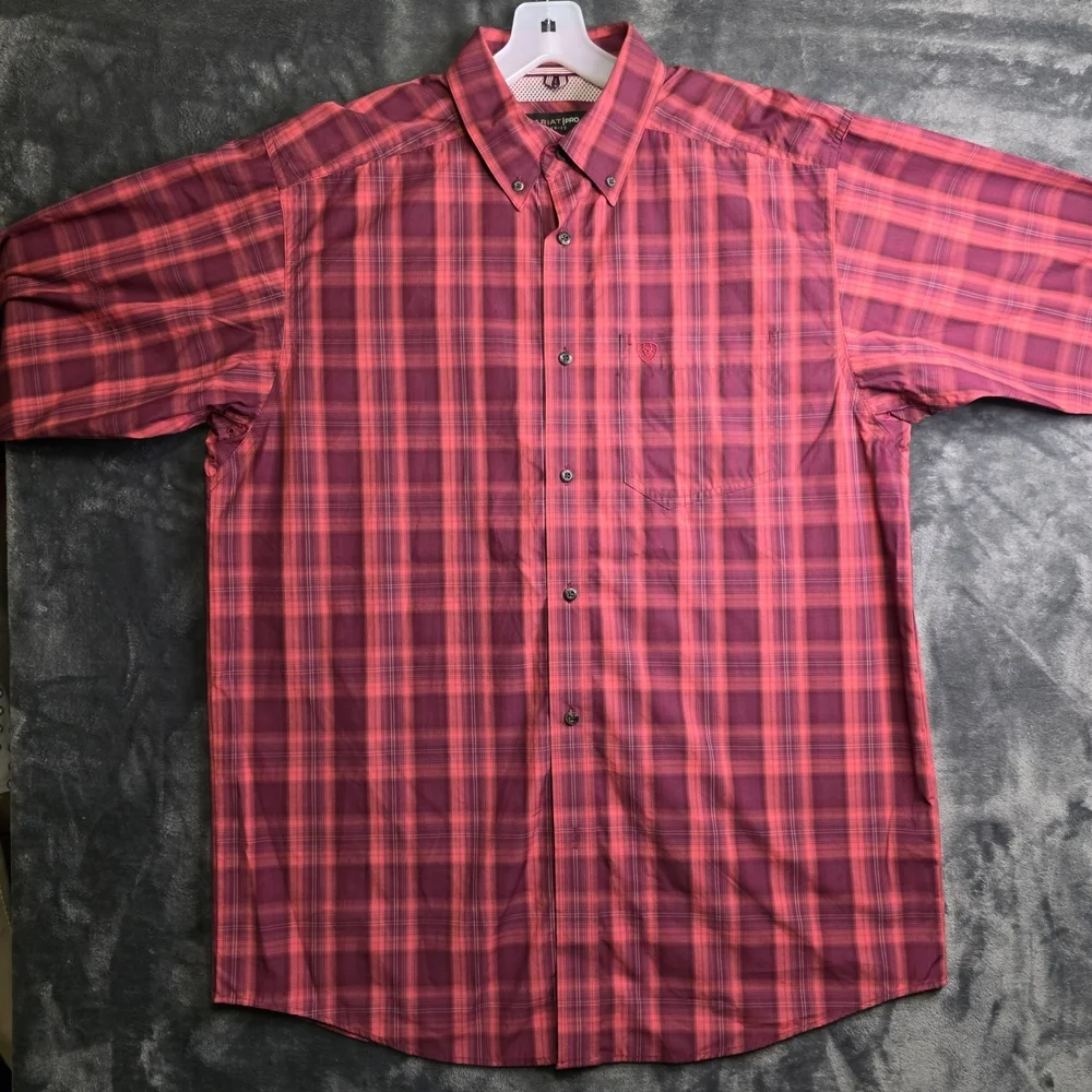 Ariat Pro Shirt Mens Large Western Long Sleeve Button Down. - Picture 4 of 10